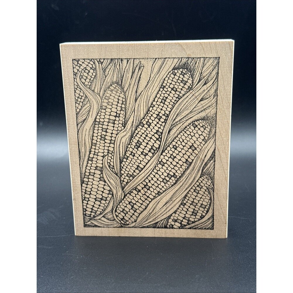 Peddler’s Pack Stampworks Corn Maize Fall Farm Stamp Indiana
